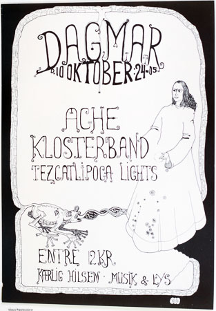 Texcatlipoca performing with ACHE, 1970